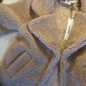 Fluffy teddy bear perfect for a cold night